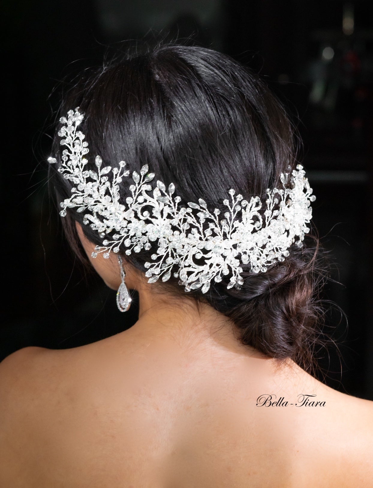 Marissa - Exquisite Crystal wedding hair vine