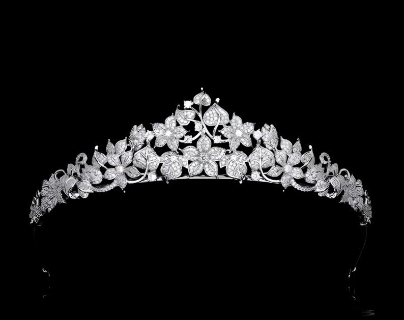 Rosina- Beautiful swarovski crystal communion tiara