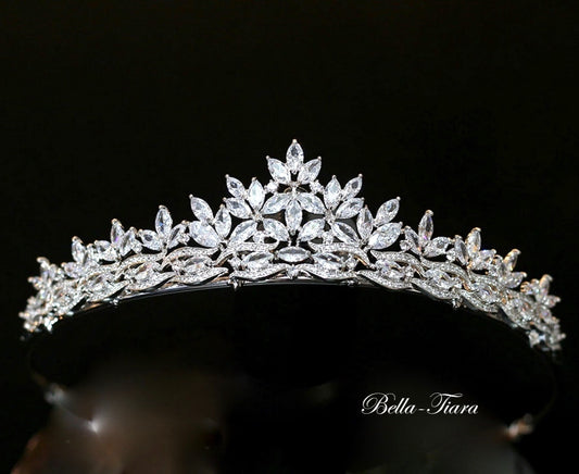 Claudia - Swarovski Silver Crystal Tiara