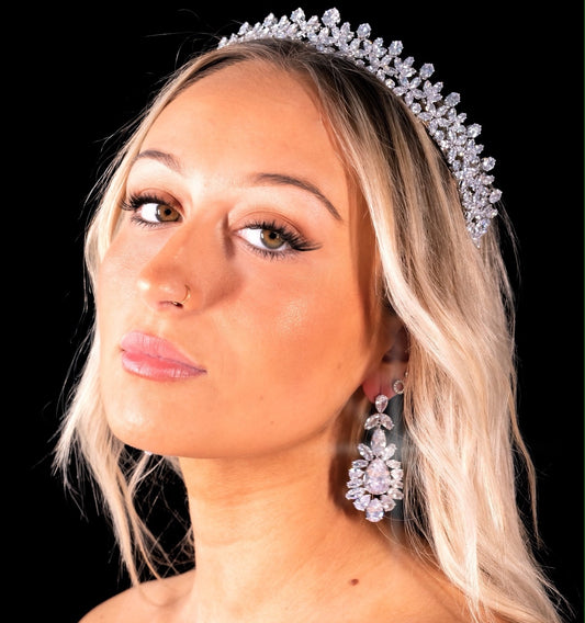 Tabata Stunning statement drop Bridal Earrings