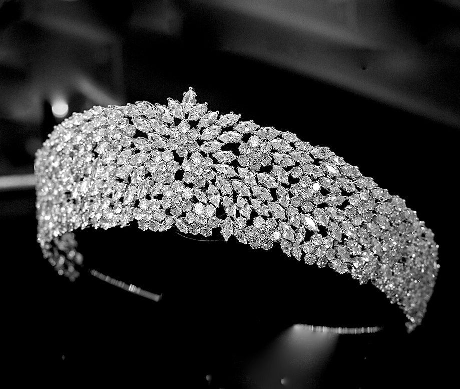 Kristina - Swarovski Quinceanera or wedding tiara