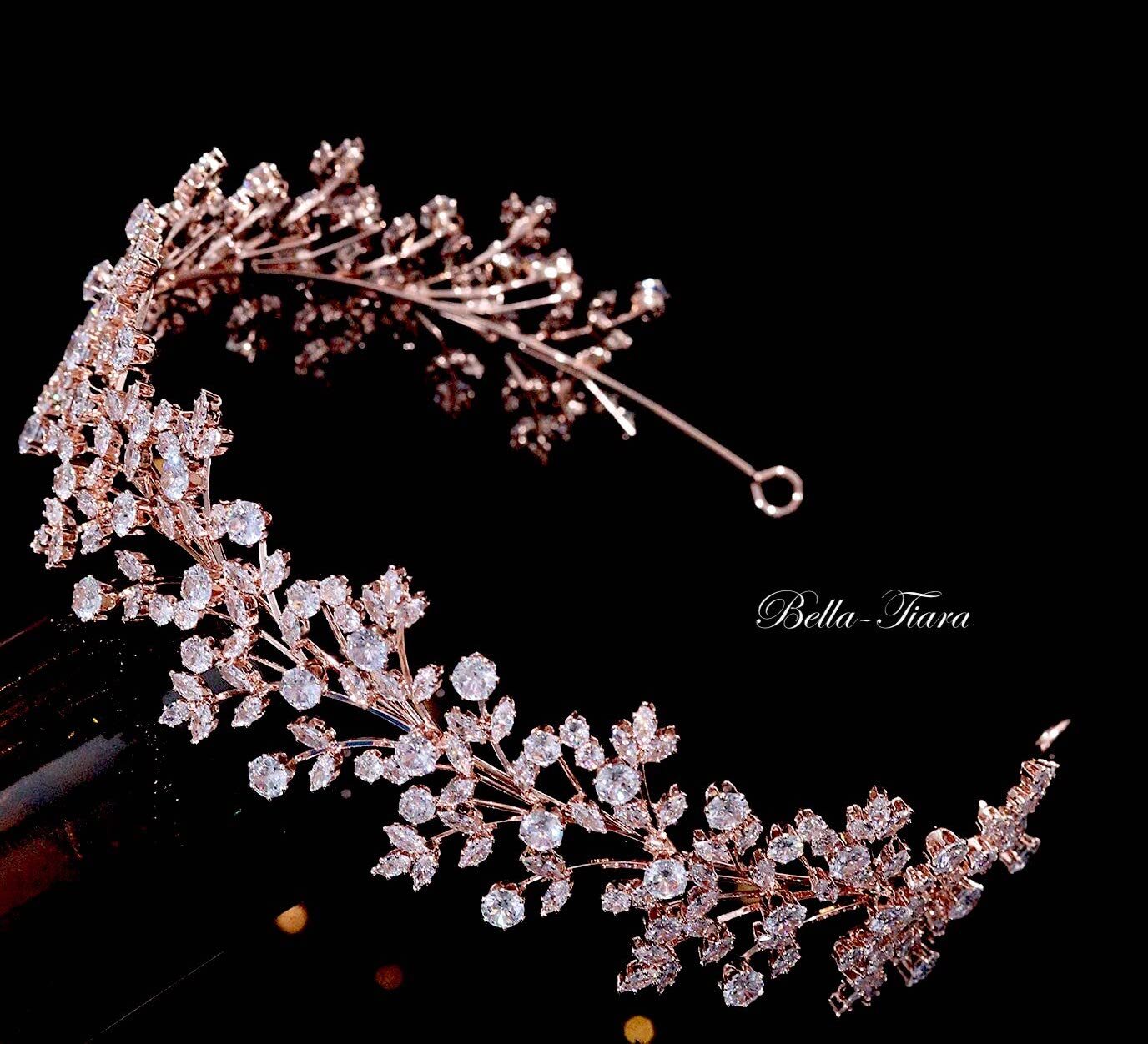 Marianarosa - Swarovksi crystal rose gold headband