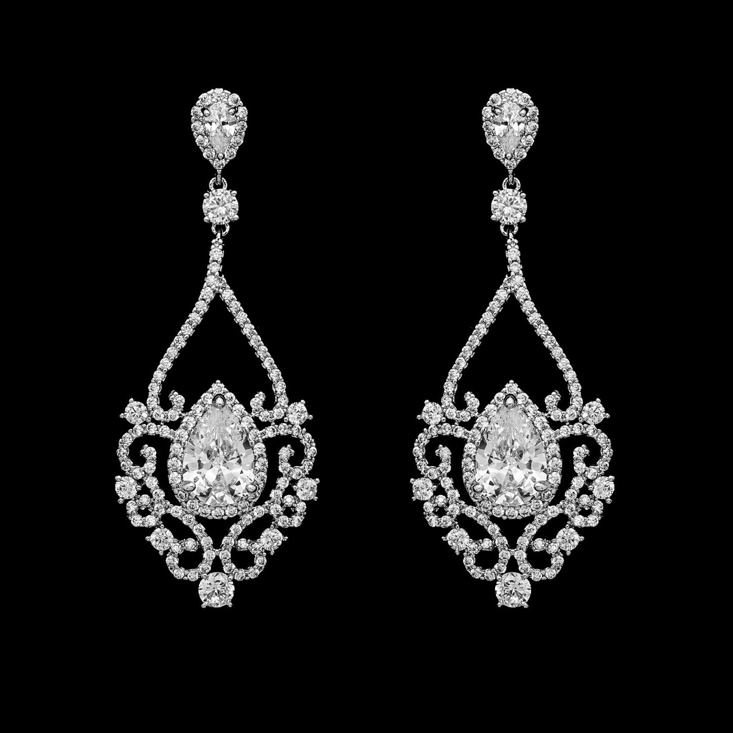 Lissette -  Beautiful bridal earrings