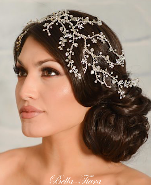 Kitera - Exquisite Swarovski wedding headpiece