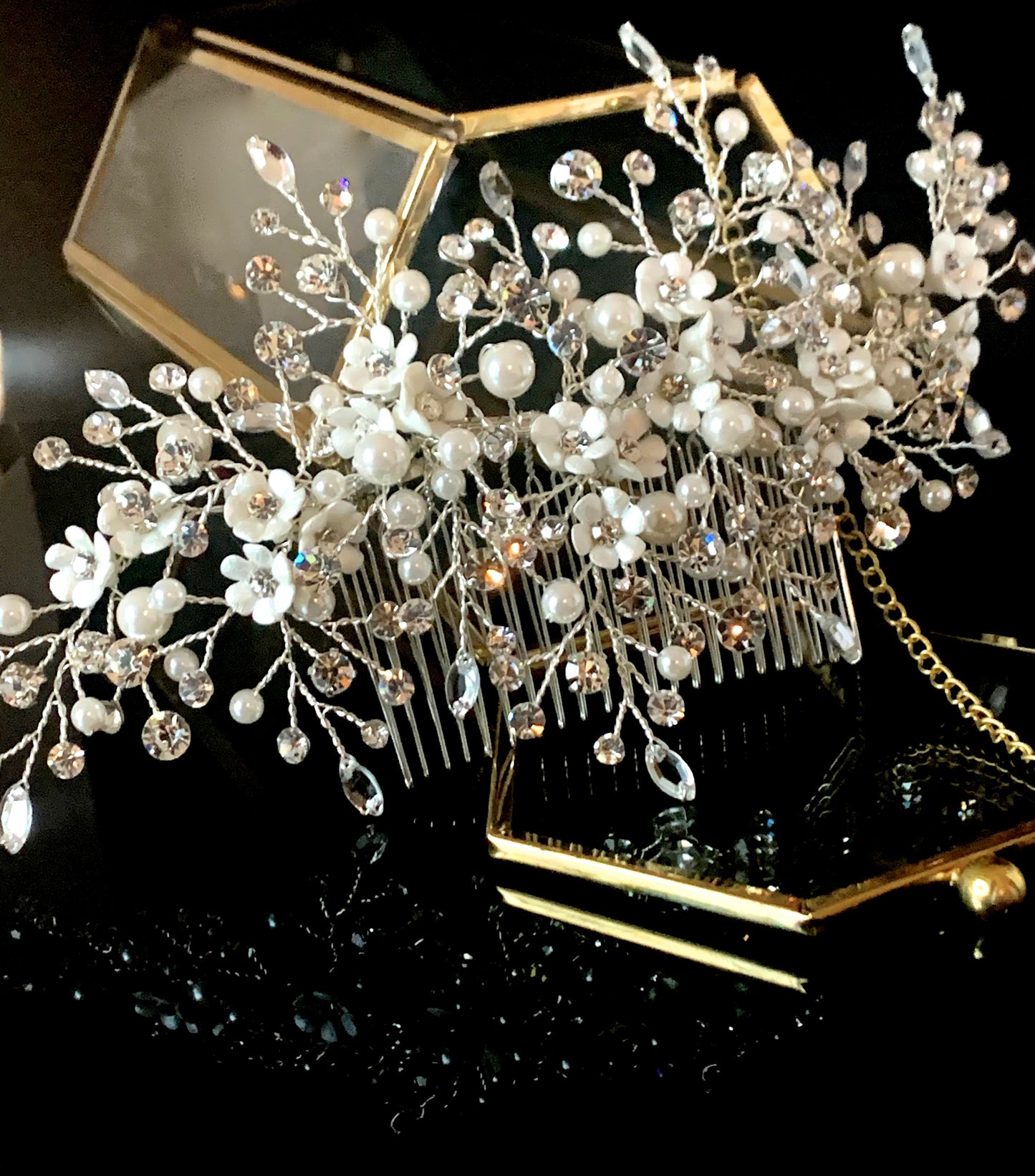 Bridal hair comb